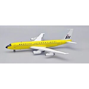 BRANIFF/B707 SUPERJET/N7073/YLW/INFLIGHT/IF702BN0925/ 1:200/NEW/81040926